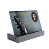 Plaque funéraire guitariste 12 Plaquedeces.fr